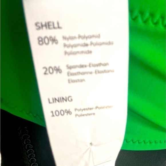 Cupshe Bikini Top size XS Green Knot Tie Front (Top Only) New with Tags - Picture 7 of 9